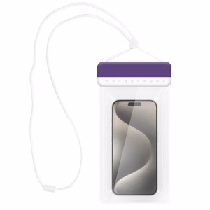 Atsparus vandeniui dėklas - Tipas 3 violetinis-baltas (230x118 mm)