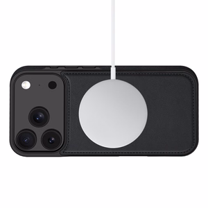 Tech-Protect piniginės magnetinis dėklas telefonui iPhone 17 Pro Max - matinė juoda