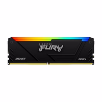 Kingston Technology FURY Beast RGB atminties modulis 32 GB 2 x 16 GB DDR4 3600 MT/s 288-pin DIMM