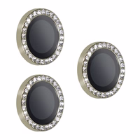 Apsauginis stiklas HARD DIAMOND kameros objektyvui Iphone 17 Pro/17 Pro Max titaninis (3 vnt)