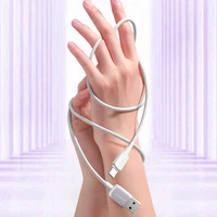 Joyroom Multi-Color Series A14 USB-A / USB-C 3A 1.2 m kabelis - baltas