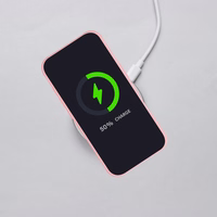 FULL MATTE MAG COVER dėklas telefonui suderinamas su MagSafe Samsung S25 FE šviesiai rožinė