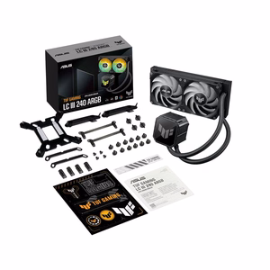 ASUS TUF Gaming LC III 240 ARGB Procesorius Universalusis skystinis aušintuvas 12 cm Juoda
