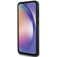 Karl Lagerfeld Fiksuotas Blizgus Ikonik Logotipas Metal Pin dėklas Samsung Galaxy A55 - juodas