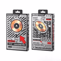 WEKOME WP-U99 Vanguard Series - MagSafe 15W inductive įkroviklis (juodas)