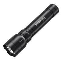Superfire GTS6 flashlight, 360 lm, USB-C, 7W, 5 modes, 150m