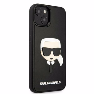 Karl Lagerfeld 3D Rubber Karl's Head dėklas iPhone 13 / 14 / 15 juodas
