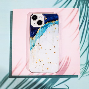 Gold Glam dėklas telefonui iPhone 13 Pro 6,1" ledkalnis