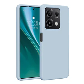 Etteri silikoninis dėklas telefonui Xiaomi Redmi Note 13 5G šviesiai mėlynas