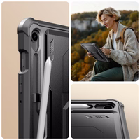 "Tech-Protect Kevlar Pro" dėklas "Samsung Galaxy Tab S9" - juodas