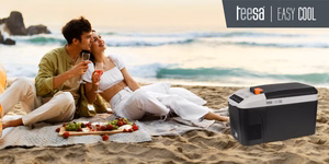 Teesa professional 13 L compressor travel refrigerator with freezing function, DC 12/24 V, AC 230 V