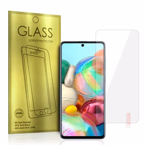 Apsauginis stiklas auksinis SAMSUNG GALAXY A71