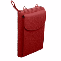 Megztas krepšys telefonui GCW12 raudonas