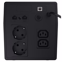 Green Cell UPS08 nepertraukiamo maitinimo resursai (UPS) „Line-Interactive“ 1000 VA 700 W 4 AC išvestis(ys / čių)