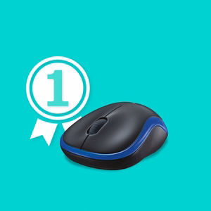 Belaidė pelė "Logitech" 2,4G 1000 dpi M185 mėlyna