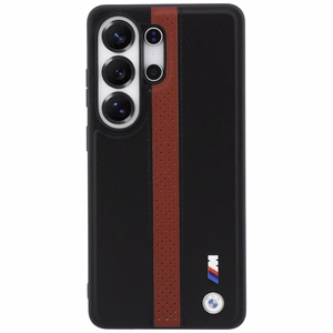 BMW Perforated Stripe Logo MagSafe Dėklas for Samsung Galaxy S26 Ultra - raudonas