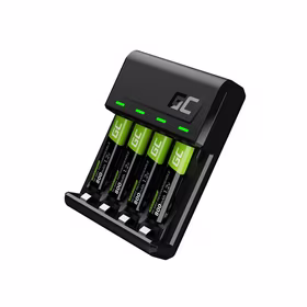 Set įkroviklis žalias Cell GC VitalCharger and 4x batteries AAA / HR03 800mAh