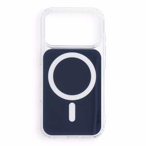 Dėklas, skirtas iPhone 18 Pro / 17 Pro: Clear Fusion Mag Cover, suderinamas su MagSafe, spalva – jūrinė mėlyna
