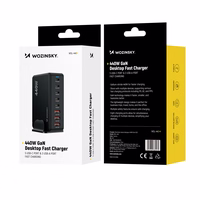 Wozinsky WSL-440 440W Gan QC3 įkrovimo stotelė - juodas