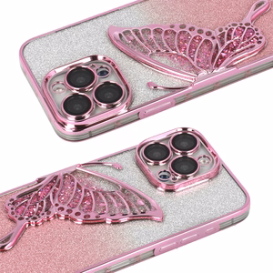 Tel Protect Butterfly vandens dėklas telefonui Iphone 12 Pro rožinis