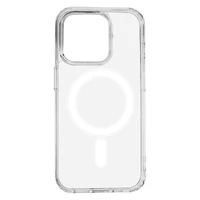 Anti Shock 1,5 mm Magnetinis dėklas iPhone 15 Pro 6,1" skaidrus didelė anga