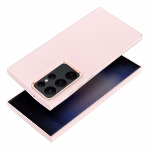 Dėklas telefonui FRAME SAMSUNG S23 Ultra pudros rožinis
