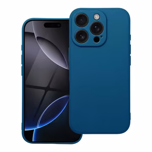 MATT dėklas telefonui IPHONE 16 Pro mėlynas