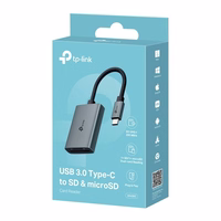 TP-Link UA430C kortelių skaitytuvas USB 3.2 Gen 1 (3.1 Gen 1) Type-C Pilka