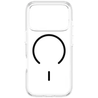 "CARE by PanzerGlass" pavyzdinis "Urban Explorer" dėklas su juodu "MagSafe", skirtas "iPhone 17 Pro" - skaidrus