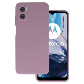 Dėklas telefonui Silikoninis lengvas pilkos spalvos Motorola Moto E22/E22i