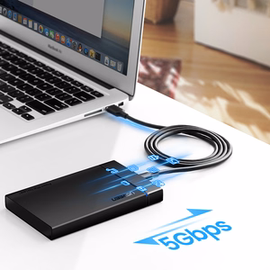 Ugreen US184 20882 USB-A 3.0 / USB-C 3A laidas 1m - juodas