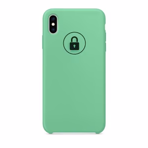 Dėklas "Silicone Case" skirtas iPhone Xs Max / Spearmint / su įpakavimu
