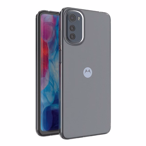 Itin plonas 0.5mm dėklas telefonui Motorola Moto E32 skaidrus