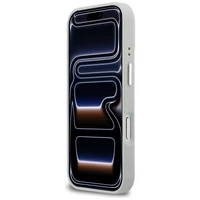 Karl Lagerfeld Croco KL Script Logo MagSafe case for iPhone 17 Pro Max - silver