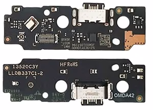 Lanksčioji jungtis Xiaomi Redmi A3 įkrovimo kontakto su mikrofonu originalus (service pack)