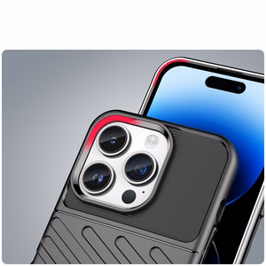 Thunder Case iPhone 14 Pro Max dėklas telefonui su apsauga - juodos spalvos