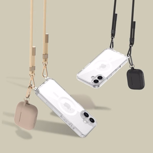 Tech-Protect FlexAir Chain MagSafe iPhone 16e dėklas - Juodas/Smėlio
