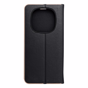 LUNA Dėklas telefonui auksinis skirtas XIAOMI Redmi Note 14 PRO 4G juodas