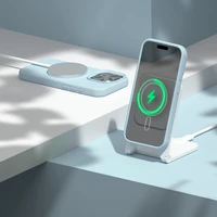 Etteri silikoninis magnetinis dėklas telefonui iPhone 13 6,1" šviesiai mėlynas