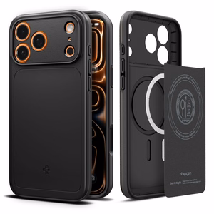 Spigen Thin Fit Magnetinis dėklas telefonui iPhone 17 Pro - juodas