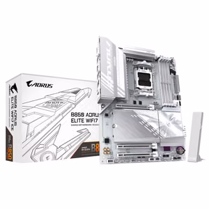 Gigabyte B850 AORUS Elite WiFi7 Ice Motherboard AMD Ryzen 9000 DDR5 8200MHz OC 1xPCIe 5.0 2xPCIe 4.0 M.2 2.5GbE Wi-Fi 7 USB 3.2 Gen 2x2