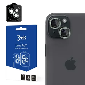 3mk Lens Protection Pro apsauga kamerai iPhone 15 Plus - žalia