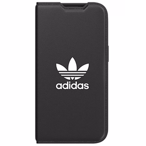 Adidas OR Dėklas telefonui Booklet BASIC iPhone 14 6.1" juodas/baltas 50181