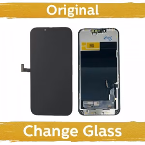 LCD дисплей совместимый с iPhone 13 черный 100% оригинальный (Обновлённый: Китай)