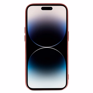 Electro objektyvo dėklas telefonui Iphone 15 Pro Max, vyšninė