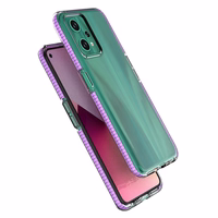 Spring dėklas Realme 9 Pro silikoninis dangtelis su rėmeliu šviesiai rožinis