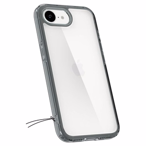 Dėklas telefonui Spigen Ultra Hybrid skirtas iPhone 16e - pilkas