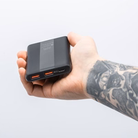 Išorinė baterija Forcell F-Energy Energo P10K2 QC3.0 PD 3A 22,5W 10000 mAh juoda