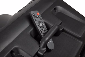 Aktyvi garso kolonėlė su 2 belaidžiais UHF mikrofonais, SD, Bluetooth, FM, USB, 60 W