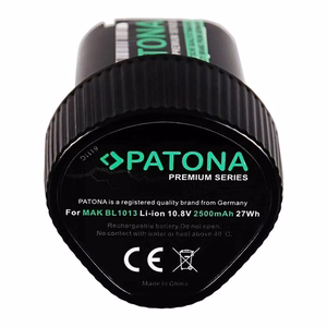 PATONA Replacement battery Makita BL1013, 194550-6, 194551-4, 10.8 V 2500 mAh Li-Ion